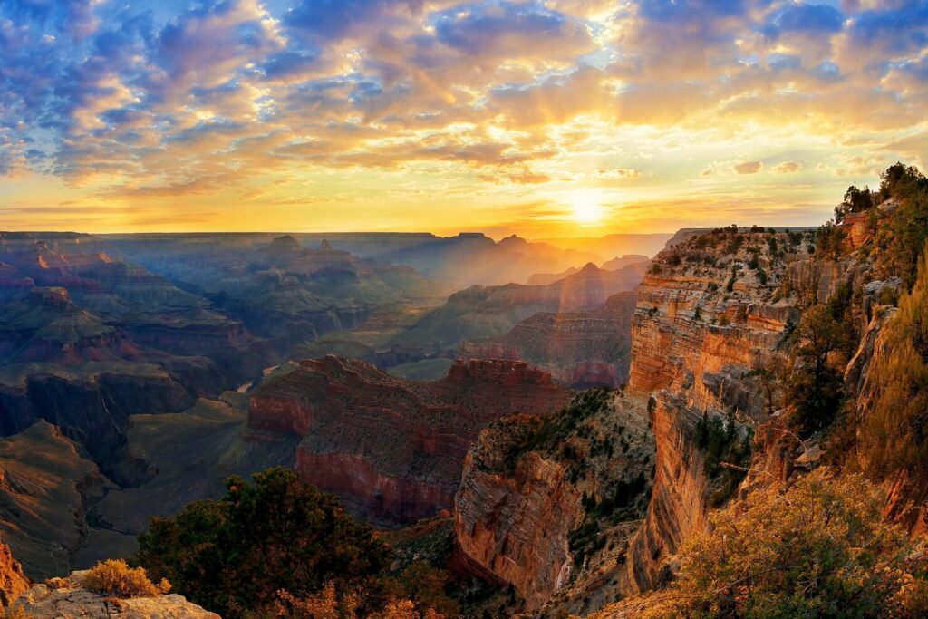 view grand canyon sunrise 268835 4036